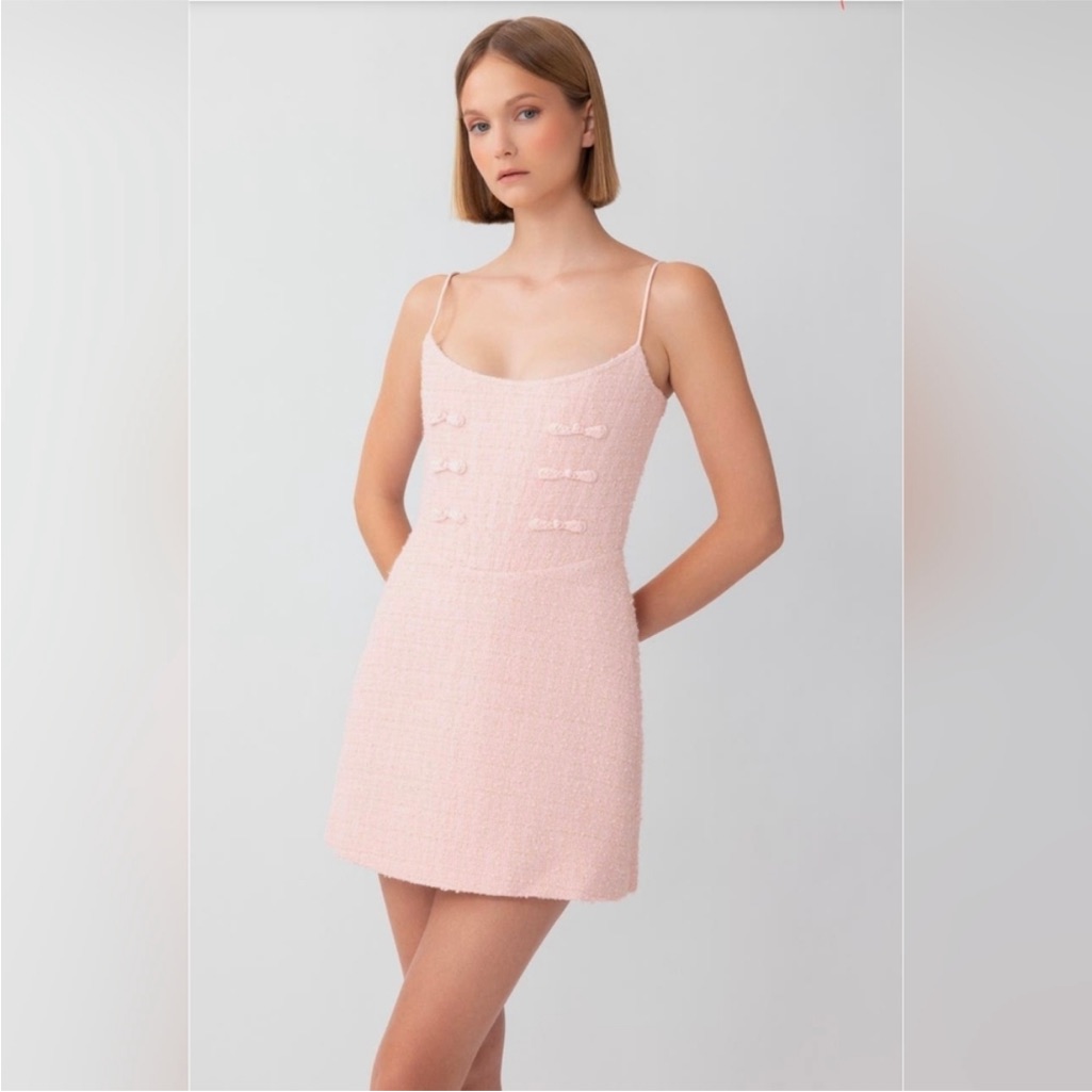 New Sau Lee Andi Tweed Mini Dress